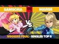 Samsora vs Marss - Winners Final: Top 8 Ultimate Singles - Genesis 7 | Peach vs ZSS