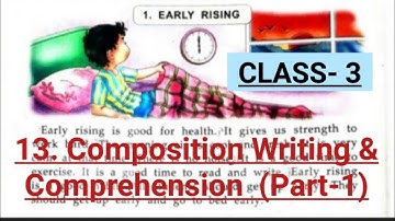 Class 3: Ch-13: Composition Writing &Comprehension (Part-1) English Grammar: New Learnwell