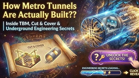 How Metro Tunnels Are Actually Built?? | Inside TBM, Cut & Cover & Underground Engineering Secrets