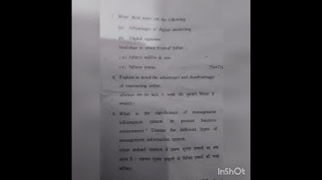 INFORMATION SYSTEM AND BUSINESS B.COM (NEP) (SEM- 3rd) LUCKNOW UNIVERSITY 2023