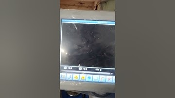 2022 ka new model embroidery machine ka touch wala computer ka setting ki jankari