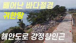 서귀포시 바닷가/빼어난해안절경/해안도로건축허가토지매매
