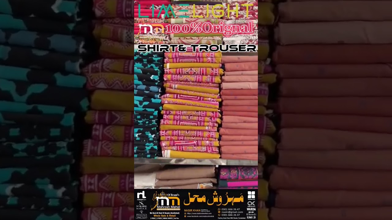 limelight shirt and trouser