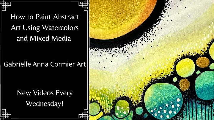 How to Create Abstract Art Using Watercolors and M...
