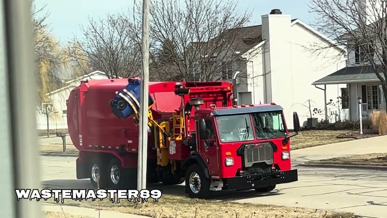 City of De Pere Red Pete 520 Labrie Automizers on windy morning!