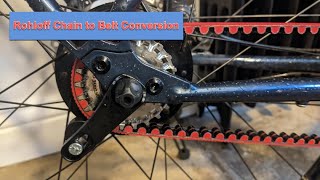 Rohloff Speedhub Chain To Belt Conversion. Gates Carbon Drive. Easy Bike Maintenance.