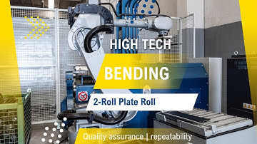FACCIN: Tailored 2-roll Plate Roll with Robotic Arm | High-Productivity | Automation