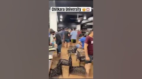 Chitkara University 🤯💢💯#chitkarauniversity #flood