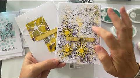 WOW Embossing Powder NEW release, samples and some bonus card makes ! July 2022