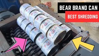 Bear Brand Can vs Shredder | Oddly Satisfying Videos