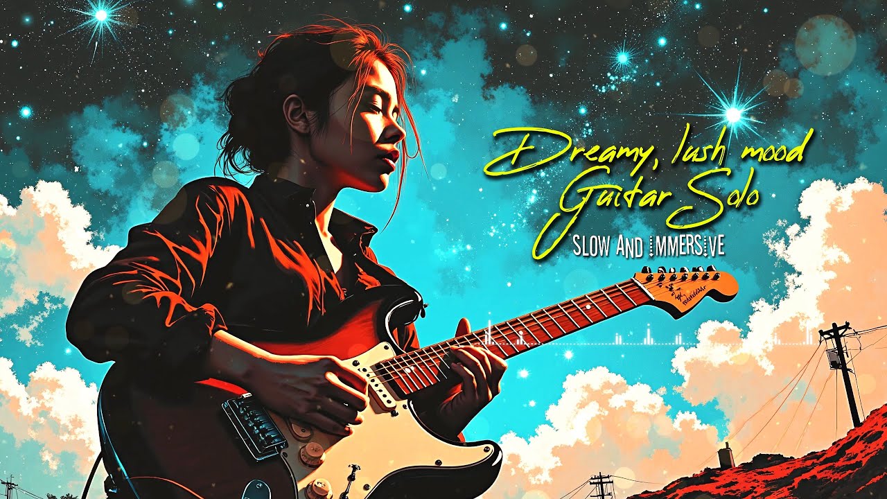 (Instrumental)Dreamy, lush mood Guitar Solo - Dreamflow Music 