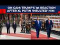 On Cam: Trump's 1st Reaction After Xi Jinping, Vladimir Putin 'Insulted' Him At China Ceremony