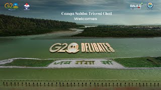 G20 DELIGATES II GANGA SABHA TRIVENI GHAT RISHIKESH || GANGA AARTI  II BALA-G LIVE TV #g20rishikesh