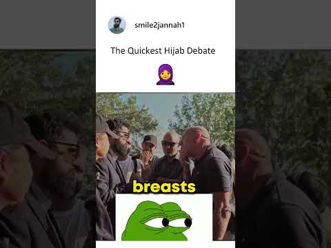 سریع ترین مناظره حجاب