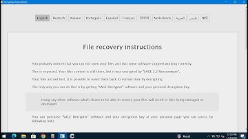 SAGE 2.2 ransomware removal video [.sage file virus].