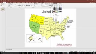 Editable United States PowerPoint Map screenshot 5