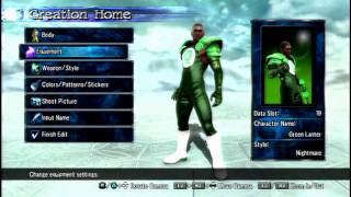 Soul Calibur 5 - DC Comics GREEN LANTERN character creation