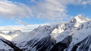 Breathtaking Drone Footage of Snow-Covered Mountains 🏔️❄️ | Aerial View
