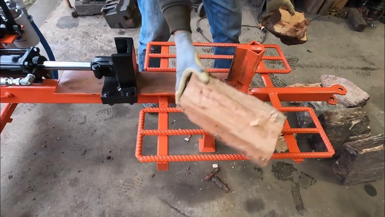 Small Junk Yard Log Splitter YouTube