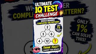 Ultimate IQ Test Challenge 🧠 | 99% Fail This Brain Teaser! #shorts