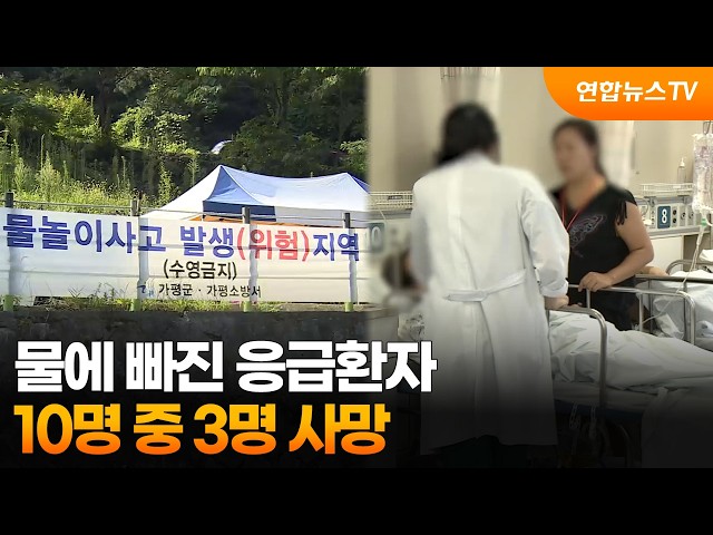 물에 빠진 응급환자 10명 중 3명 사망 / 연합뉴스TV (YonhapnewsTV)