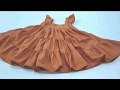 DIY TUTORIAL: How To Draft And Sew Boho Designer Dress For Toddler.