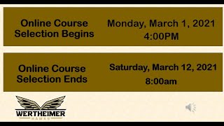 2021 2022 Course Selection Powerpoint making and submitting selections