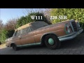 Mercedes W111 Coupe, 220 SEB, Scheunenfund, Oldtimer, Garagengold, Starchild