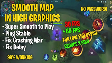 New Config!! Smooth Map in High Graphics 120 FPS | Mobile Legends Imperial Map
