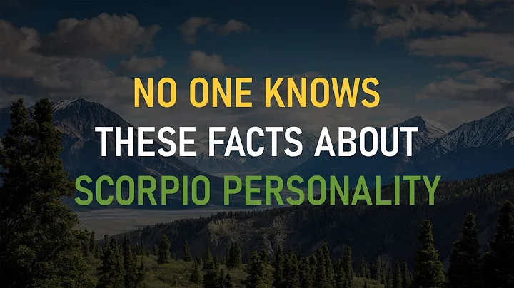 No One Knows These Facts About Scorpio Personality - Must Watch - DayDayNews