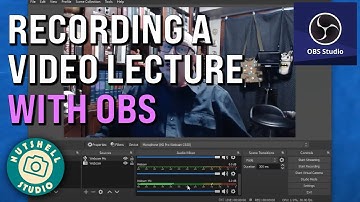Recording Video Lectures With OBS