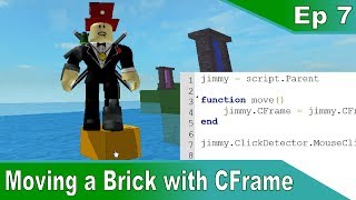 [7] Moving a Brick with Position and CFrame - Roblox Scripting Tutorials