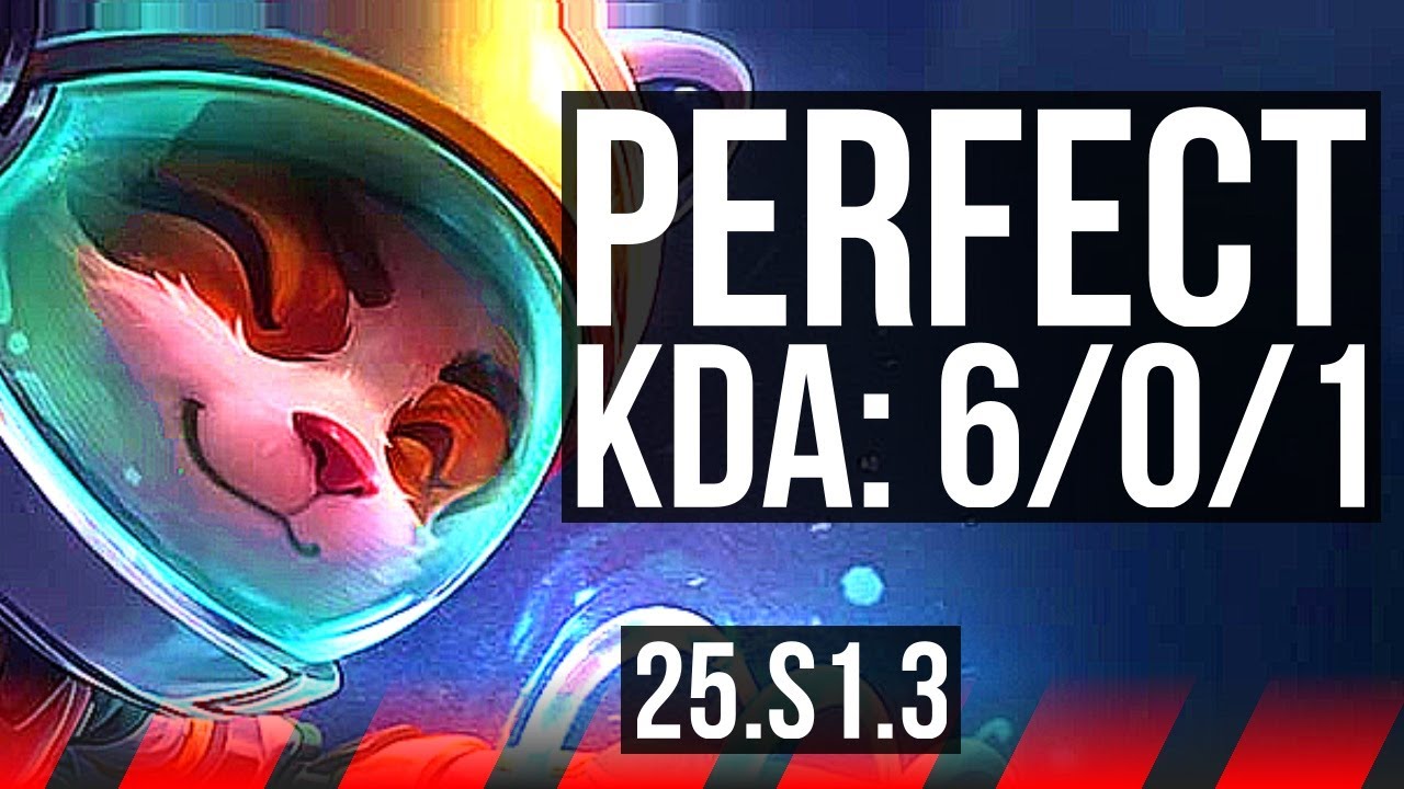 TEEMO vs ZAC (TOP) | 6/0/1, Dominating | KR Master | 25.S1.3