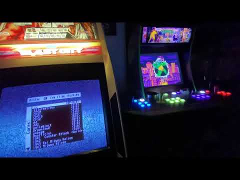 Sega Blast City and my custom TMNT Arcade1up from dvnnvhvn