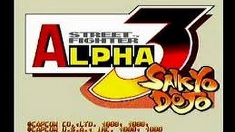 Dreamcast   Street Fighter Alpha 3 Intro HD