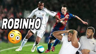 American brothers first time reacting to...Robinho - Humiliating Everyone (THIS MAN IS INSANE)