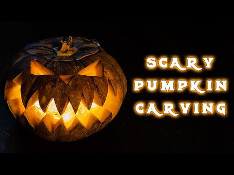 Scary Pumpkin Carving Tutorial for Halloween