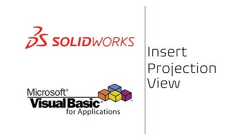 Solidworks VBA Macro – Insert Projection View