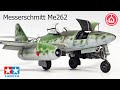 Tamiya 1/48 Messerschmitt Me-262 - Scale model aircraft kit 61087