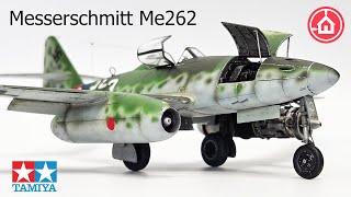 Tamiya 1/48 Messerschmitt Me262  Scale model aircraft kit 61087