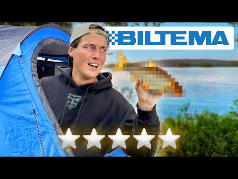 Camping with only 500 SEK at Biltema