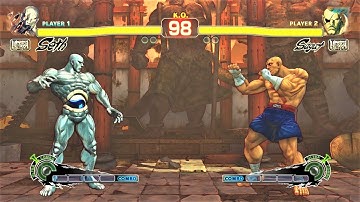 Seth vs Sagat (Hardest AI) - Ultra Street Fighter IV