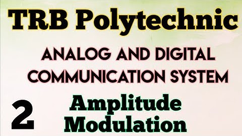 Analog and digital communication/trb polytechnic/trb polytechnic ece preparation/trb ece/trb