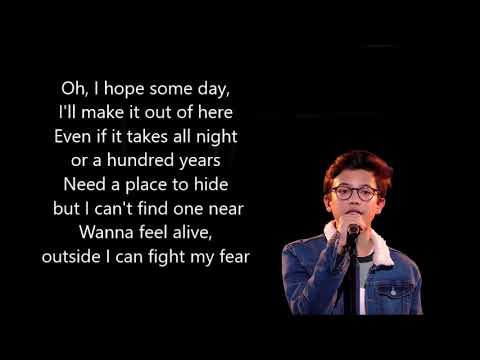 Justin - 'Lovely' - Blind Auditions - lyrics