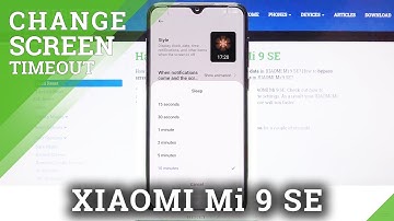 How to Change Screen Timeout in XIAOMI Mi 9 SE – Set Screen Timeout
