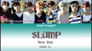 Stray Kids Slump -English Ver.- (Color Coded lyrics)