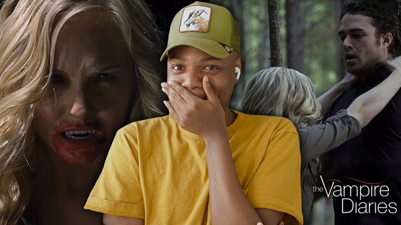 Vampire Caroline is eeaAATTINGG!!| The Vampire Diaries Season 2 Episodes 4-5 Reaction!!