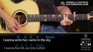Free Fallin - Acordes para guitarra
