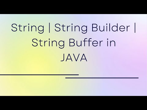 Difference between String