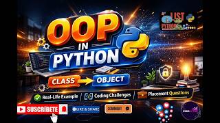 Python OOPs Class And Object  #PythonCore #Programming #Coding #CODLYTIC  #PythonTutorial